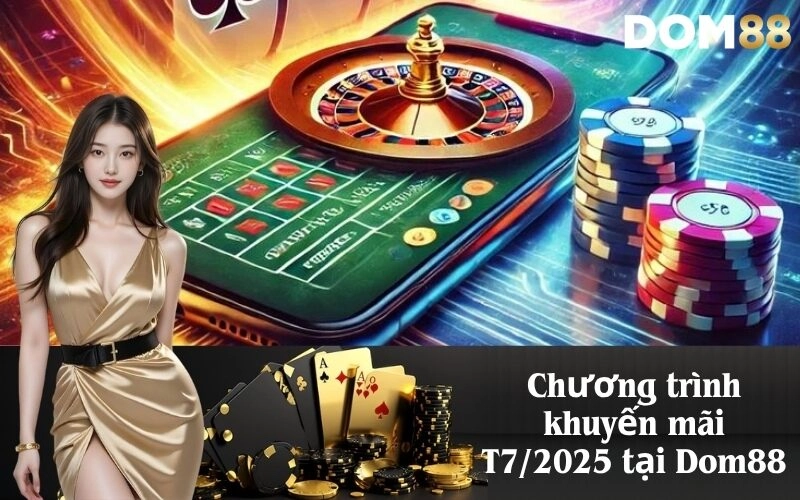 Chương trình khuyến mãi T7/2025 tại Dom88