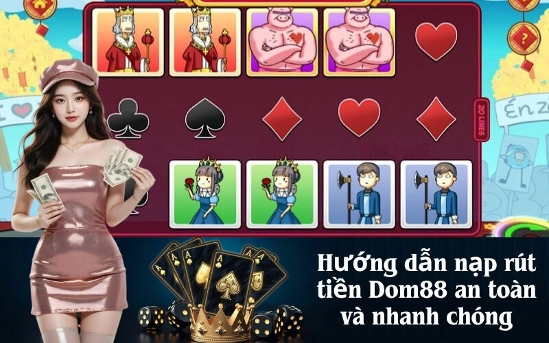 Hướng dẫn nạp rút tiền Dom88 an toàn và nhanh chóng