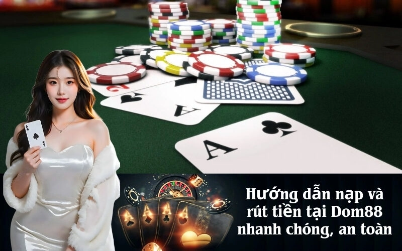 Hướng dẫn nạp và rút tiền tại Dom88 nhanh chóng, an toàn