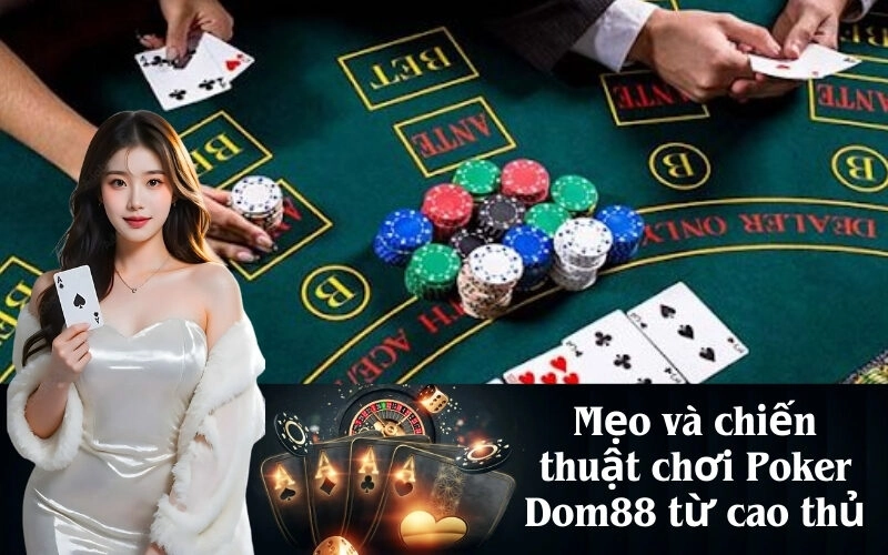 Mẹo và chiến thuật chơi Poker Dom88 từ cao thủ