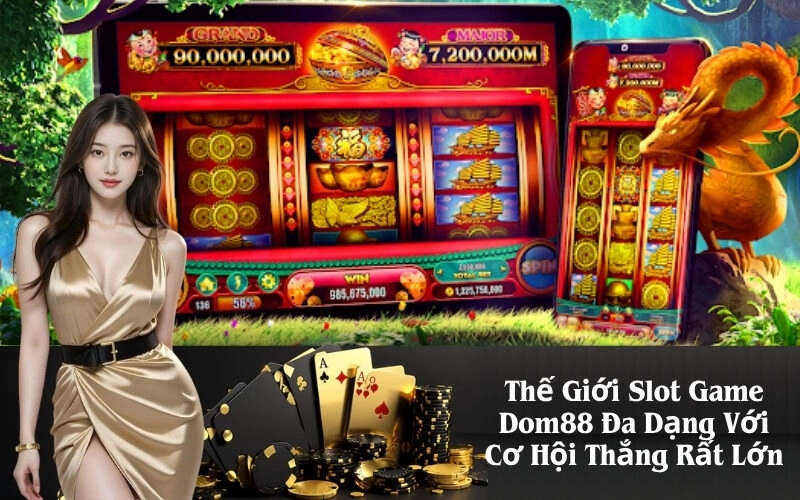 Thế Giới Slot Game Dom88 Đa Dạng Với Cơ Hội Thắng Rất Lớn